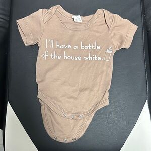 Colored Organics Tan Baby Onesie